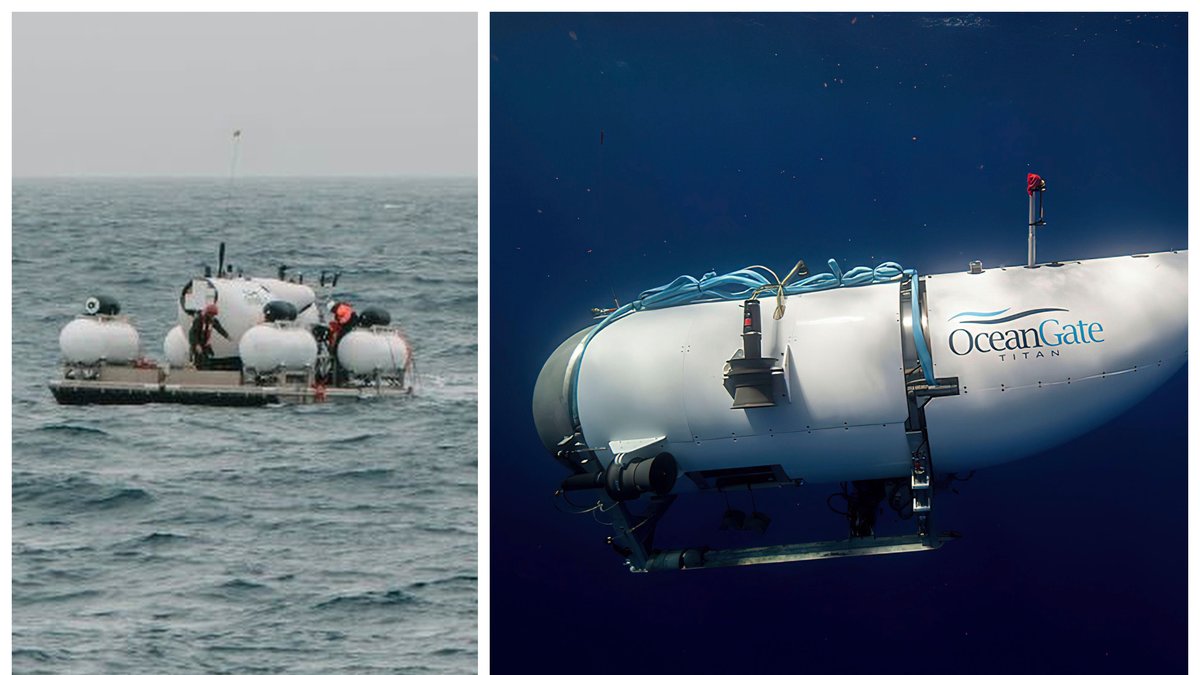 Ubåten Titan försvann på väg ner till Titanics vrak.